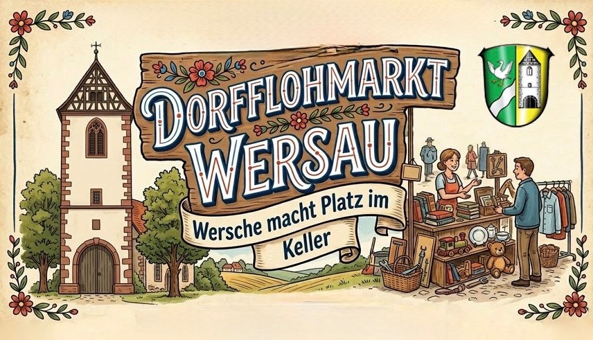 Eindruck vom Werscher Dorfflohmarkt